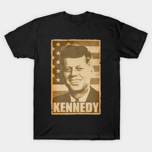 John F Kennedy JFK American Pop Art T-Shirt by Nerd_art